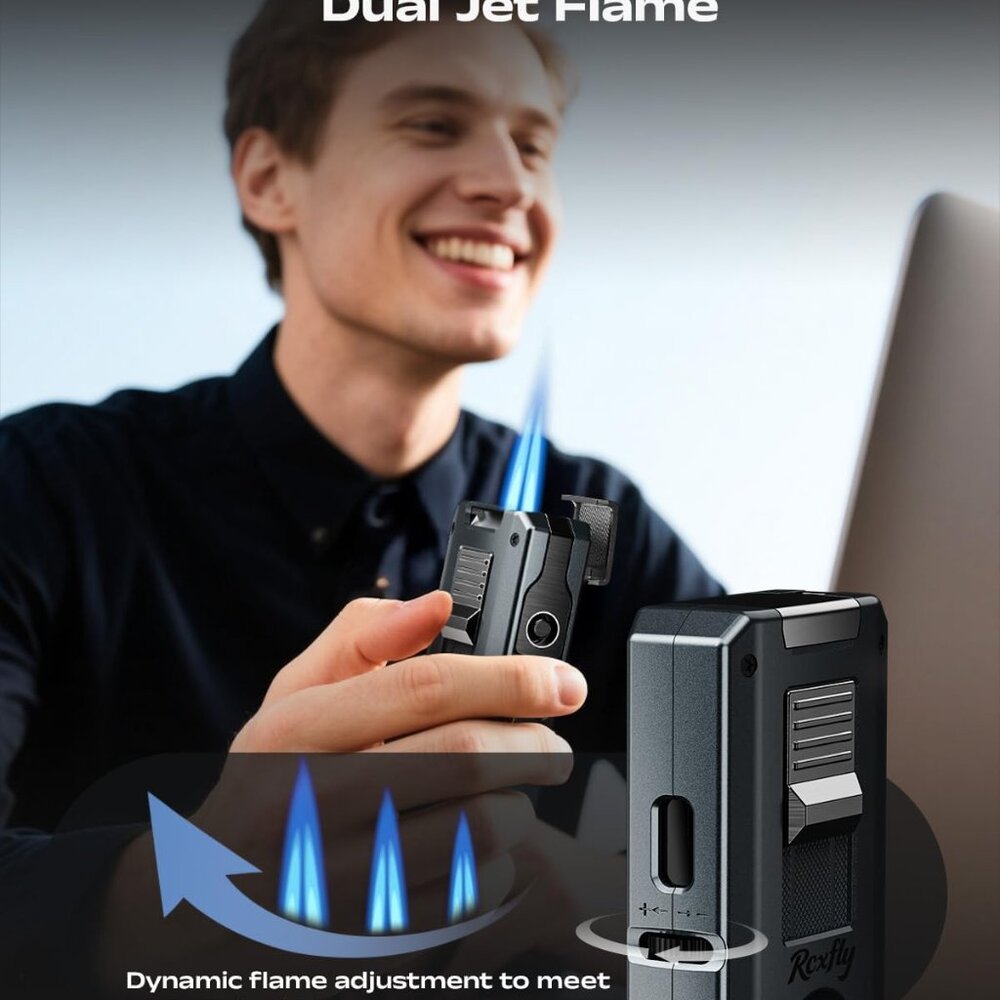 5-in-1 Torch Lighter with Holder - Picture 4 of 12